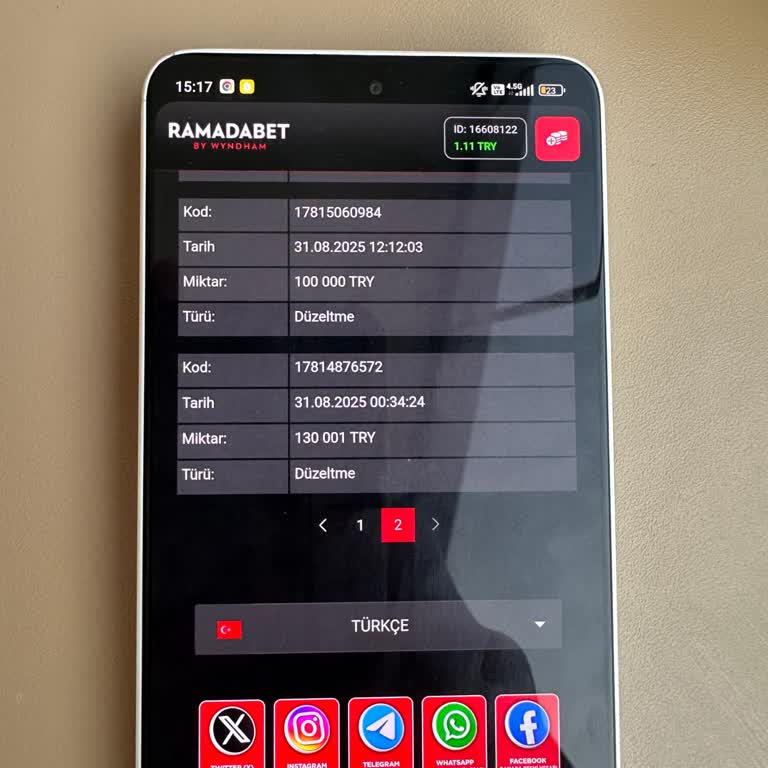 Ramadabet'ten IP Benzerliği Gerekçesiyle 100.000 TL Para Çekme Engeli Ve Hesabın Kapatılması