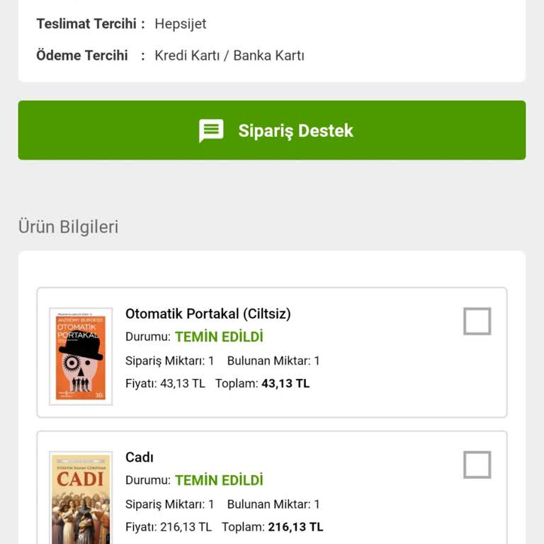 Kitapyurdu Siparişimin Kargoya Çıkmaması Ve Müşteri Hizmetlerinden Cevap Gelmemesi