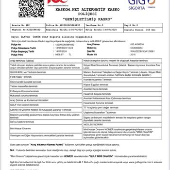 Gig Sigorta Mini Onarım Hizmetinin Haksız Reddi Ve Ek Ücret Talebiyle Yaşanan Mağduriyet