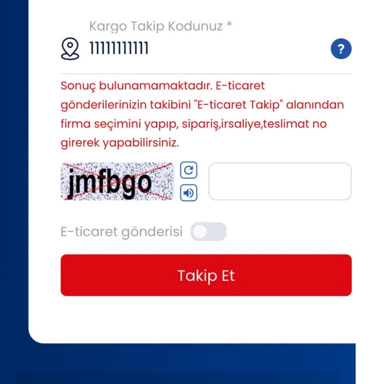 Sahte Takip Numarası Ve İletişimsizlik Nedeniyle İade Talebi