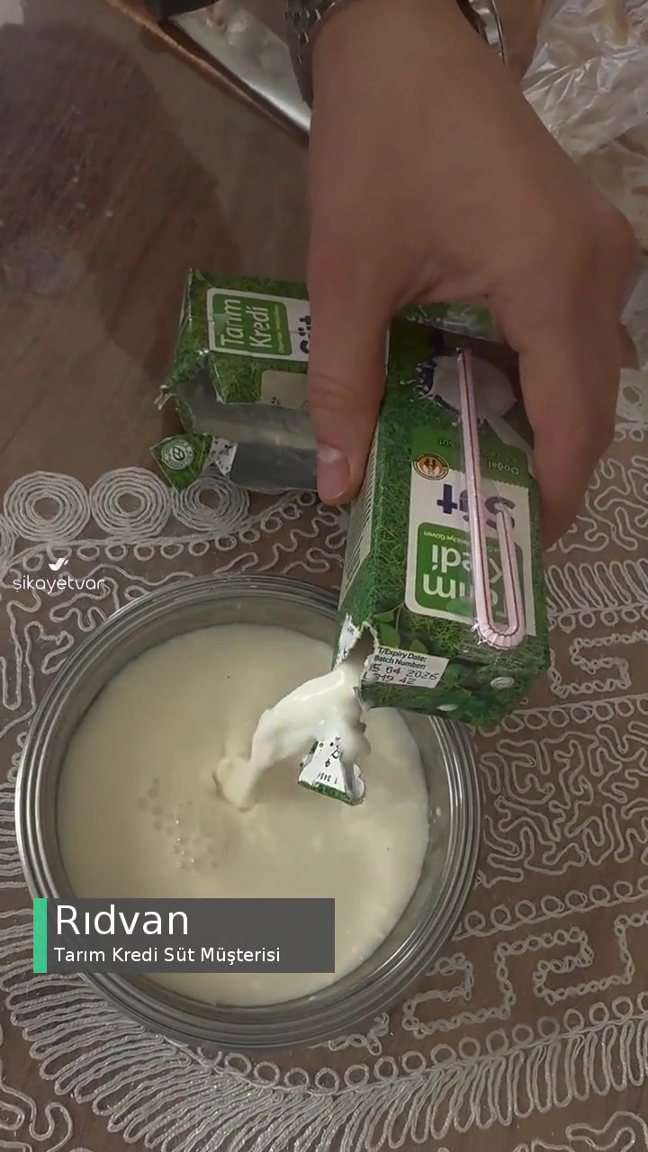 Tarım Kredi Süt Bozuk Çıktı! videonun kapak resmi