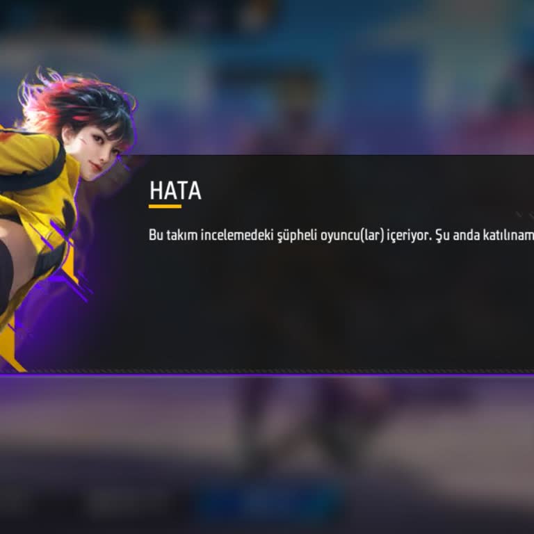 Free Fire Takım Engeli Hakkında Türkçe Ve Açık Açıklama Talebi