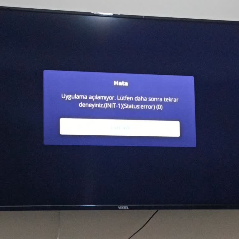 Vestel Smart TV'de Bein Connect Uygulaması Açılmıyor Ve Sürekli Hata Veriyor