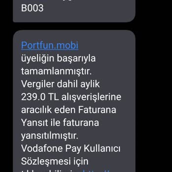 İzinsiz Portfun Mobi Aboneliği Ücretlendirmesi İptali Ve İnceleme Talebi
