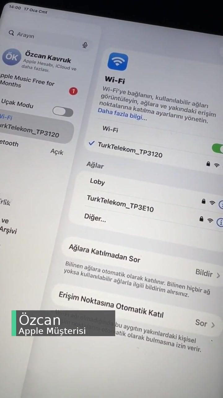 Apple iPad Wi Fi Problemi videonun kapak resmi
