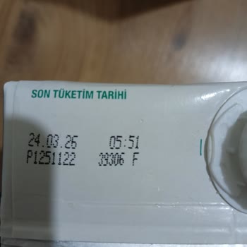 Şok Market'te Son Kullanma Tarihi Geçmemiş Süt Kesik Çıktı Ve İade Talebi