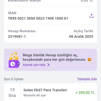 200 TL Yatırmamın Kilitlenmesi Ve Açıklama İsteği