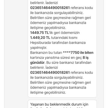 Hatalı Fiyat Nedeniyle Tekrarlanan Sipariş İptalleri Ve Geciken Para İadesi