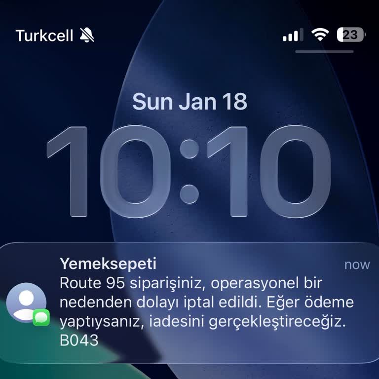 Kuryenin Bulunamaması Nedeniyle Sipariş İptali Ve Yetersiz Müşteri Desteği