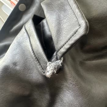 Temu'dan Alınan Deri Cekette Yırtık Ve Olumsuz Destek Yanıtı