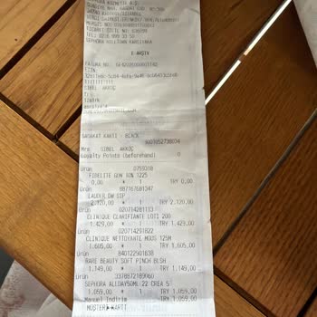 İzmir Sephora’da %25 İndirim Slipte Yer Almadı, İade Talebi