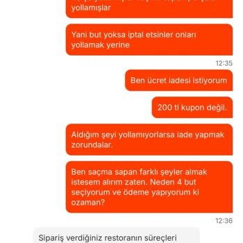 Migros Yemek Üzerinden Popeyes Siparişinde Yanlış Ürün Gönderimi Ve Kupon Zorlaması