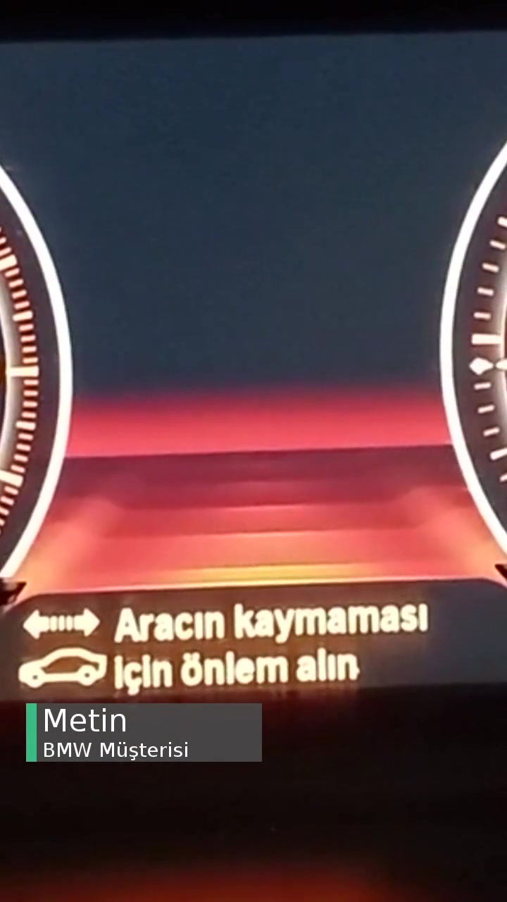 BMW F 10 2013 520 D Uyarısı! videonun kapak resmi