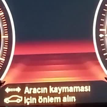BMW F 10 2013 520 D Uyarısı!