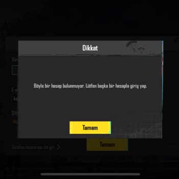 Oyun Dinar'dan Aldığım PUBG Hesabına Giriş Yapamıyorum ve Cevap Almıyorum