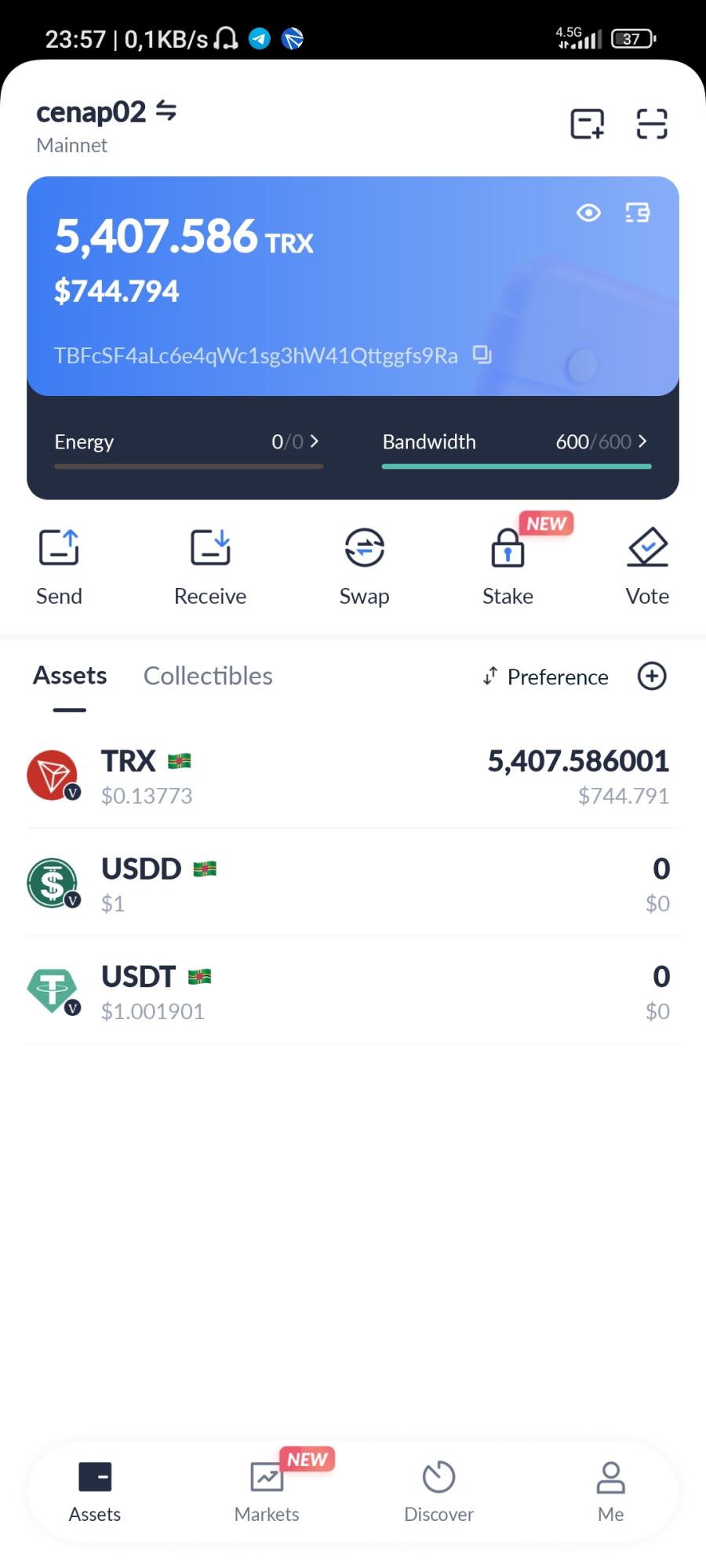 Fake Token Investment Scam Using TronLink Wallet - Xolvie
