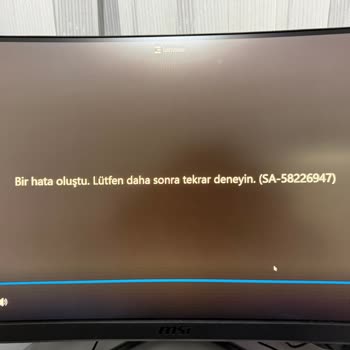 Yayın 7 Dakika Sonra Kesiliyor Ve Hata Kodu SA-58226947 Görüntüleniyor