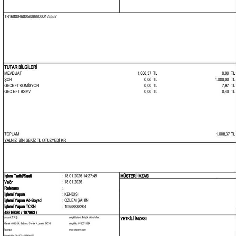 5.000 TL Çekim Talebimin Hesaba Geçmemesi Ve Bilgilendirme Eksikliği