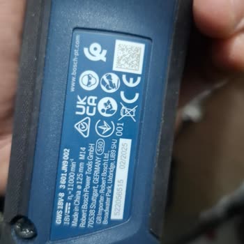 Akü Takılıyken Çalışmayan Ve Güvenlik Riski Oluşturan Bosch Avuç Taşlama Makinesi