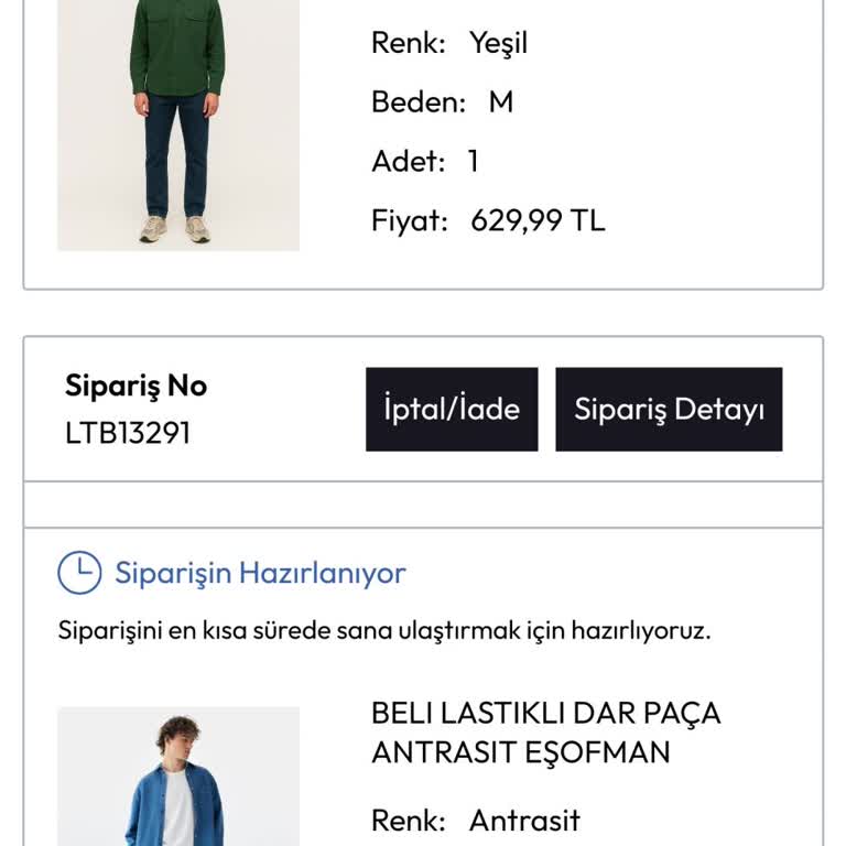 Sipariş Durumu Güncellenmediği İçin İade Yapamıyorum