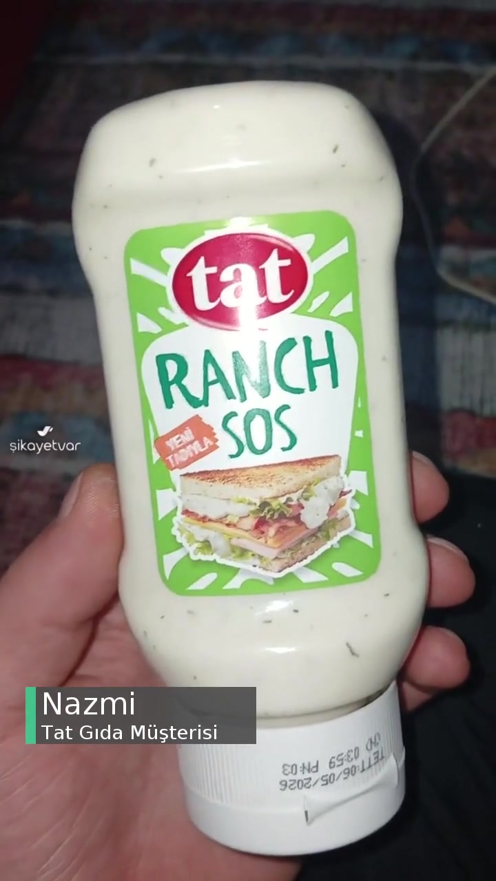 Tat Ranch Sos Kokusu Ve Tadı Tuhaf! videonun kapak resmi