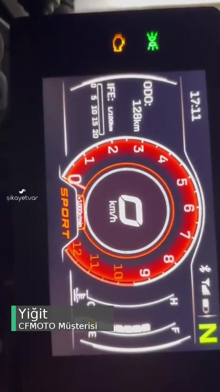 CFMOTO 250 NK Arıza Lambası Ve Hararet Göstergesi videonun kapak resmi
