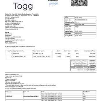 Togg F10 Araçta 15 Gün İçinde Lastik Patladı Ve Jant Zarar Gördü