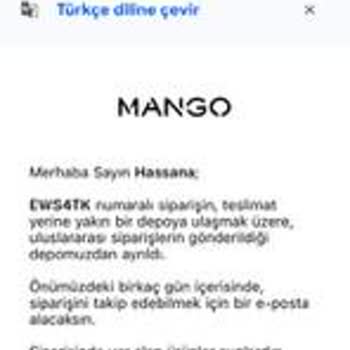 Mango Online Siparişimde Uzun Teslimat Gecikmesi Ve Bilgi Eksikliği