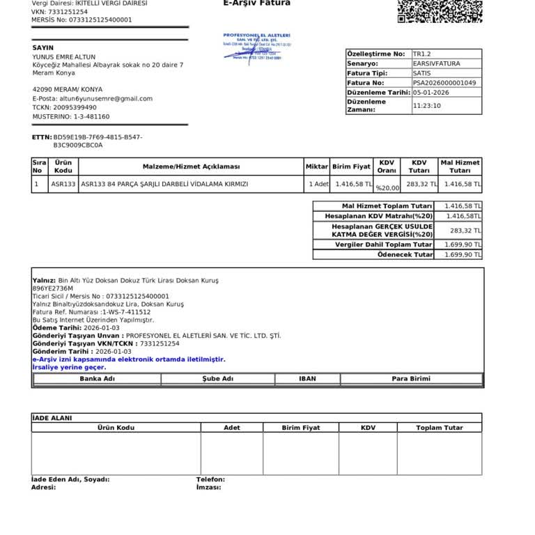 İptal Edilen Siparişin Ücreti Geri İadesi Yapılmadı