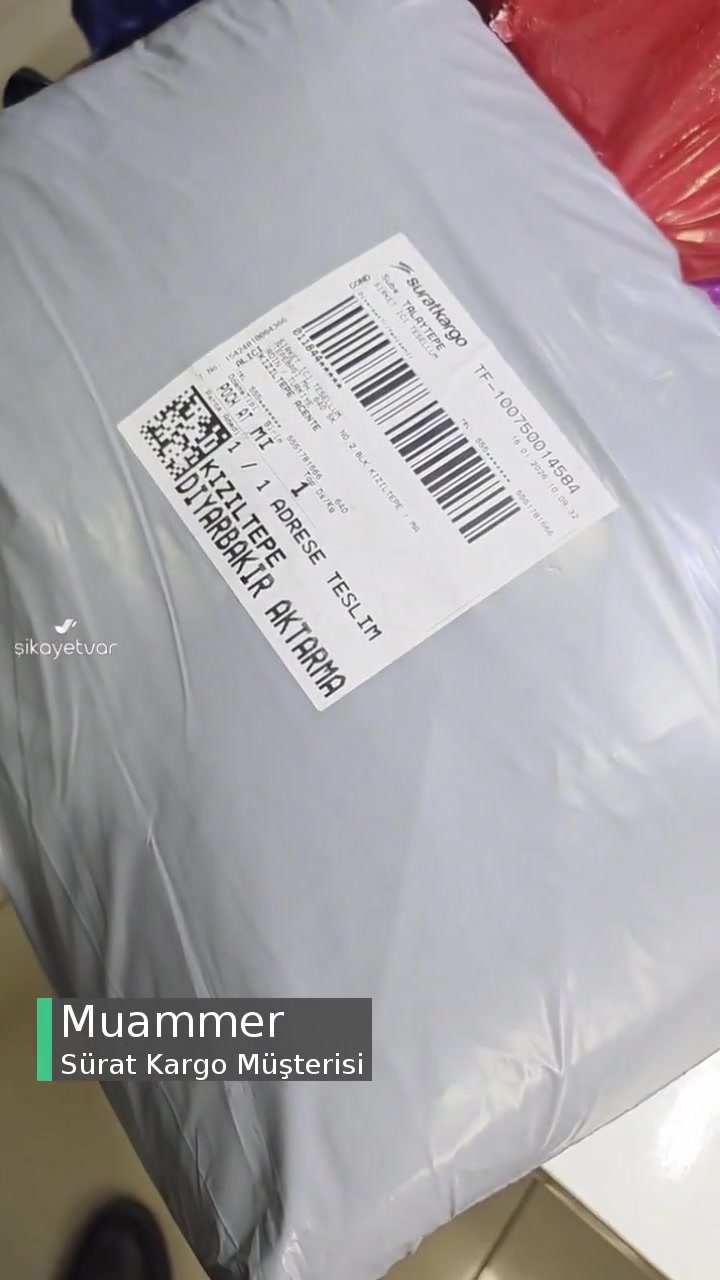 Sürat Kargo Zarar Verdi Kargoma! videonun kapak resmi