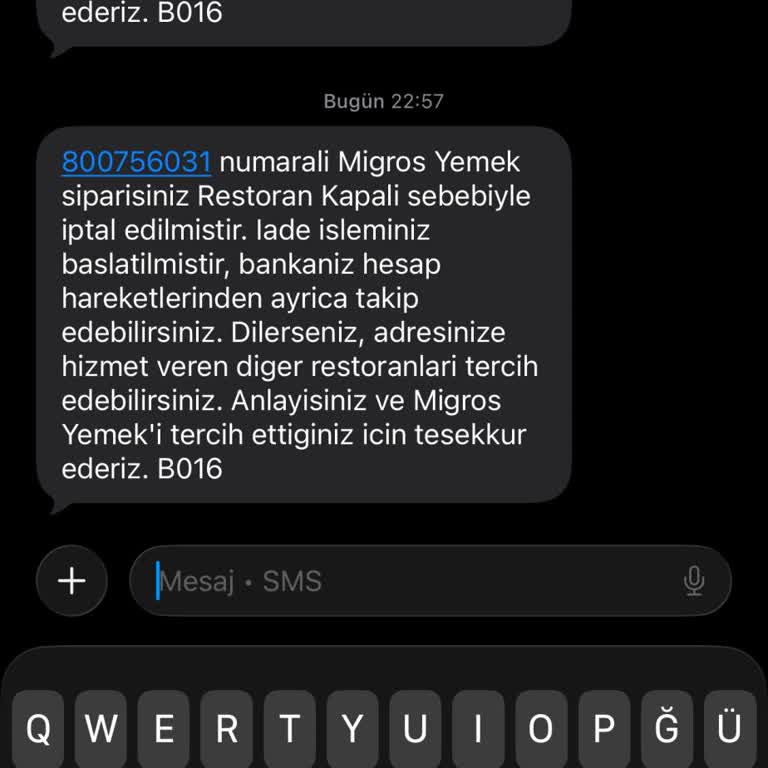 Teslimat Güvencesi Verildiği Halde Siparişim İptal Edildi