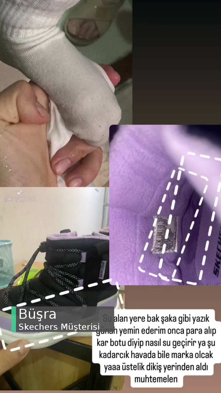 Skechers Su Geçiriyor Sırılsıklam Oldu Çocuğun Ayağı! videonun kapak resmi