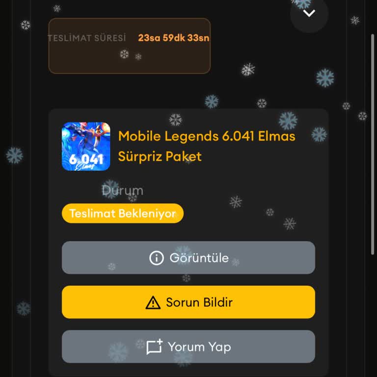 6.000 Elmas Kuponu Yerine 40 Kupon Yüklenmesi Ve Destek Yokluğu