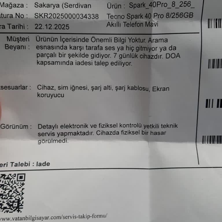 Servis Tarafından Yanıltıcı Hasar İddiası Ve Ücret Talebi