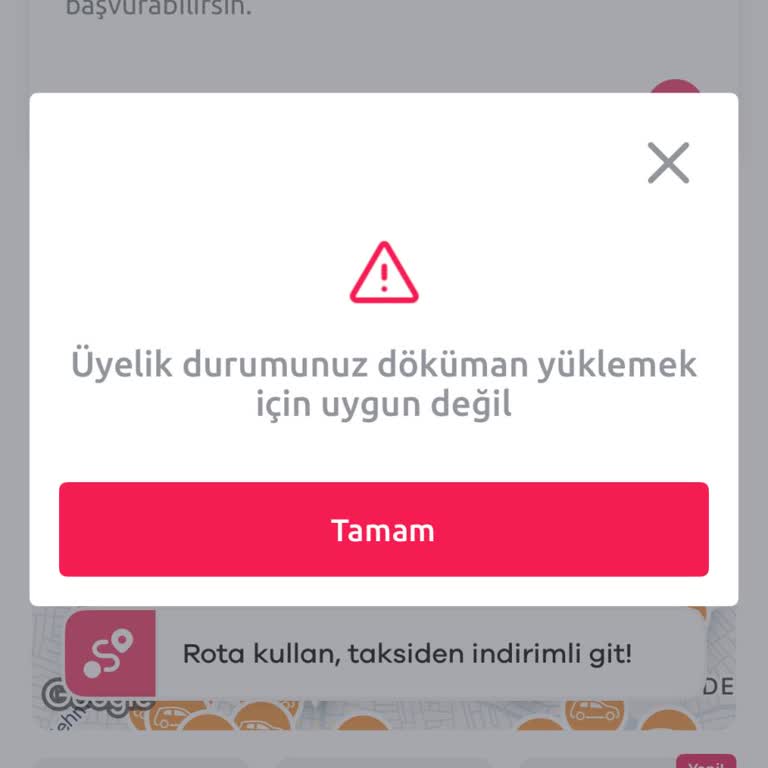Yeni Ehliyet Yüklenemediği İçin Hesabım Açılmıyor