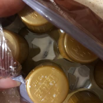 Market Saklama Koşulları Nedeniyle Patlayan Ve Bozuk Sek Laktozsuz Kahve Kreması