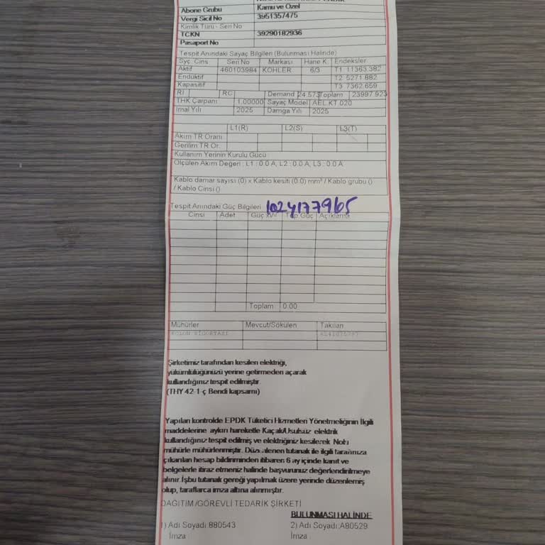 Yanlış Kaçak Kullanım İddiası Ve 115.000 TL'lik Faturanın İptali Talebi