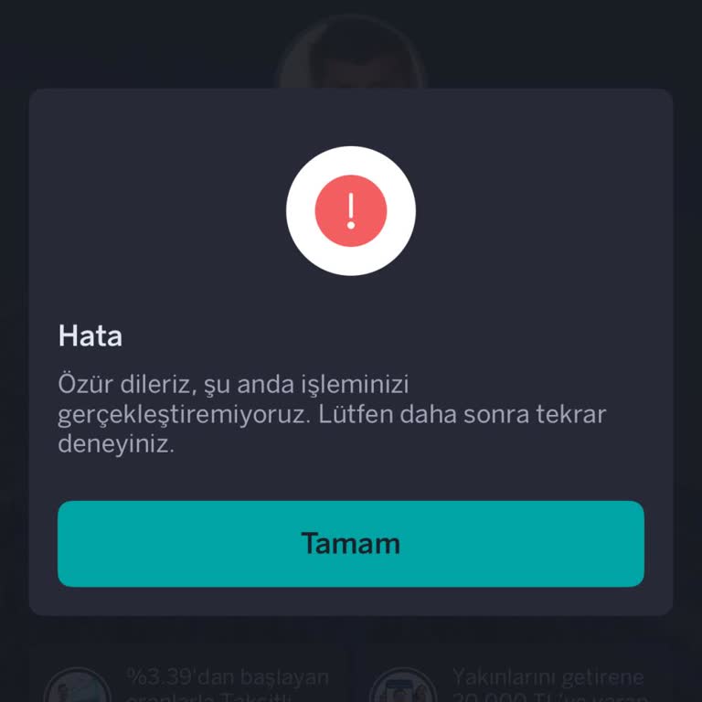 Garanti BBVA Mobil Uygulama Girişi Sürekli Engellendi
