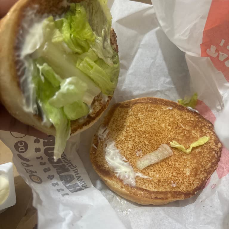 Burger King Tavuk Burgerinde Tavuk Olmadan Gelen Sipariş