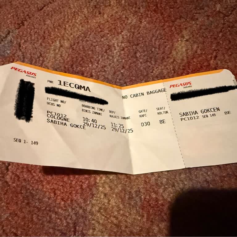 İzinsiz Koltuk Değişikliği Ve Şeffaf Olmayan Fatura Nedeniyle 42 Euro İadesi Talebi