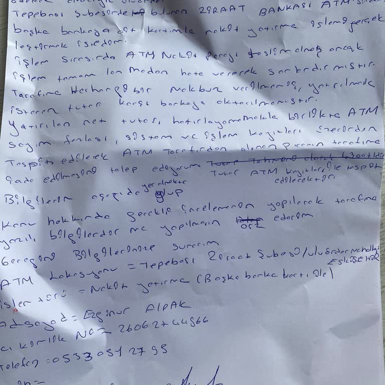 ATM Ödemesi Alındı Ama Borç Yansımadı Ve Bankalar Sorumluluk Reddi
