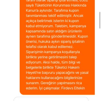 Hepsiburada’da Tek Taraflı Fiyat Hatası Nedeniyle Sipariş İptali Ve Kampanya Şartlarının İhlali