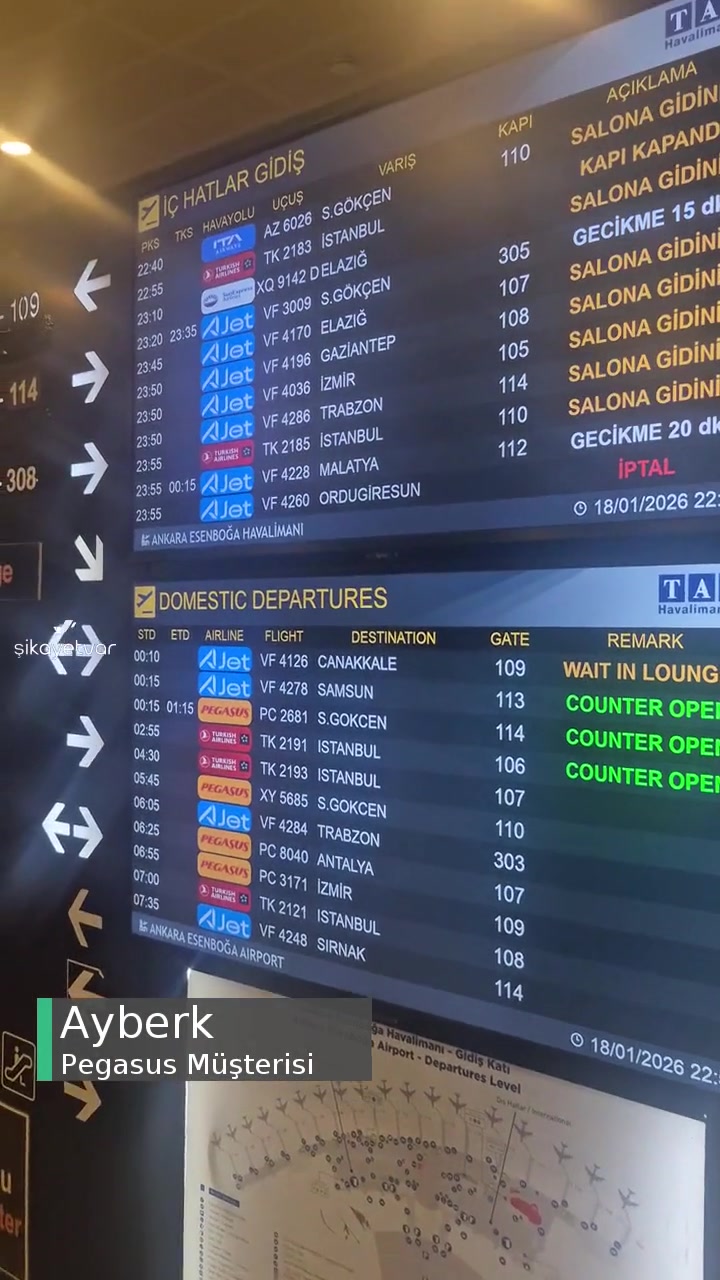 Pegasus’ta Yaşanan Gecikmeler Ve Bilgilendirme Eksiklikleri videonun kapak resmi