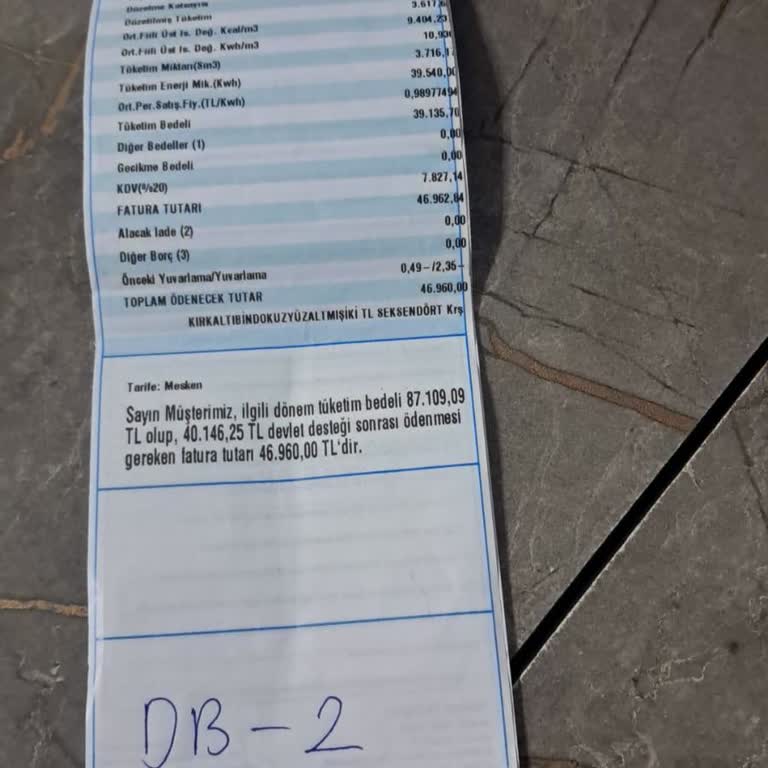 Yeni Dairede Aşırı Gaz Faturası Şikayeti