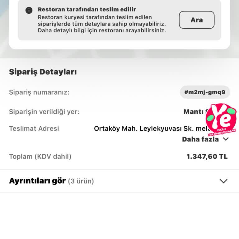 Siparişim Gelmedi Ve Destek Bulamadım: Yemeksepeti Ve Mantı Sarayı’nın Sorumsuz Tutumu
