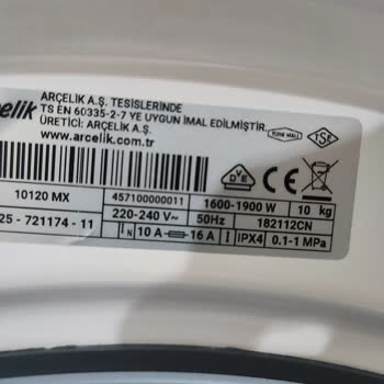 Arçelik 10120MX Çamaşır Makinesinde Aşırı Gürültü Ve Deterjan Gözü Büzülmesi, Ürün Değişimi İsteği