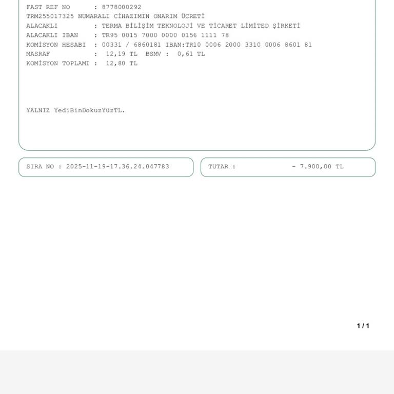Roborock Servisinden 7.900 TL İade Yapılmaması Ve Sürekli Gecikme