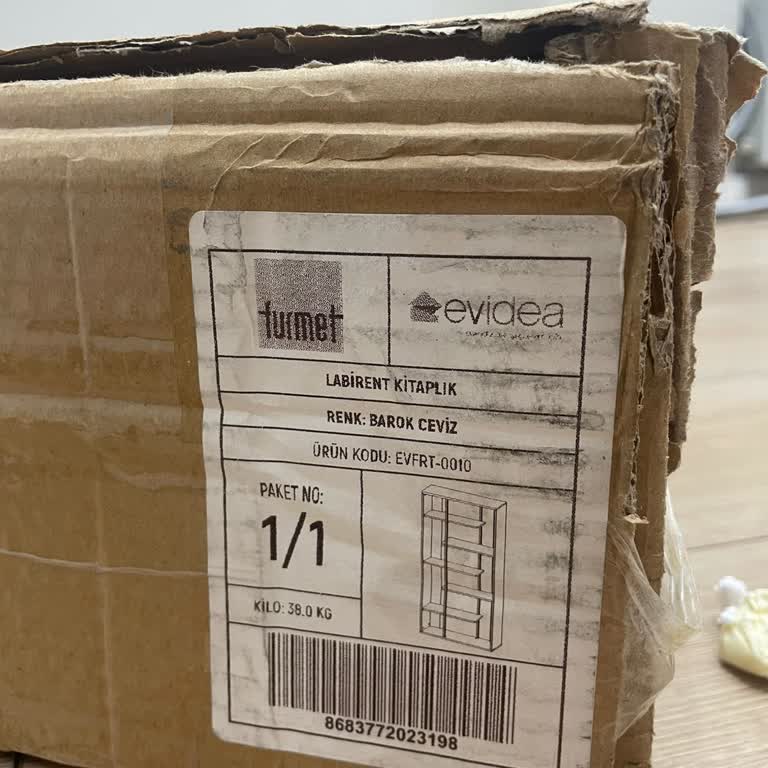 Yanlış Ürün Teslimi Alınan Çalışma Masası Yerine Kitaplık