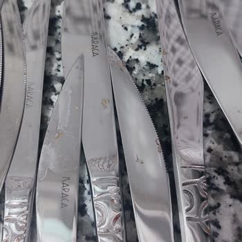 Karaca Çatal Bıçak Takımı Paslandı