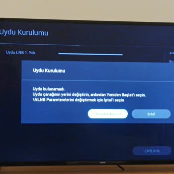 Philips TV'de Uydu Alıcısı Çalışmıyor Ve Kanallar Gitti